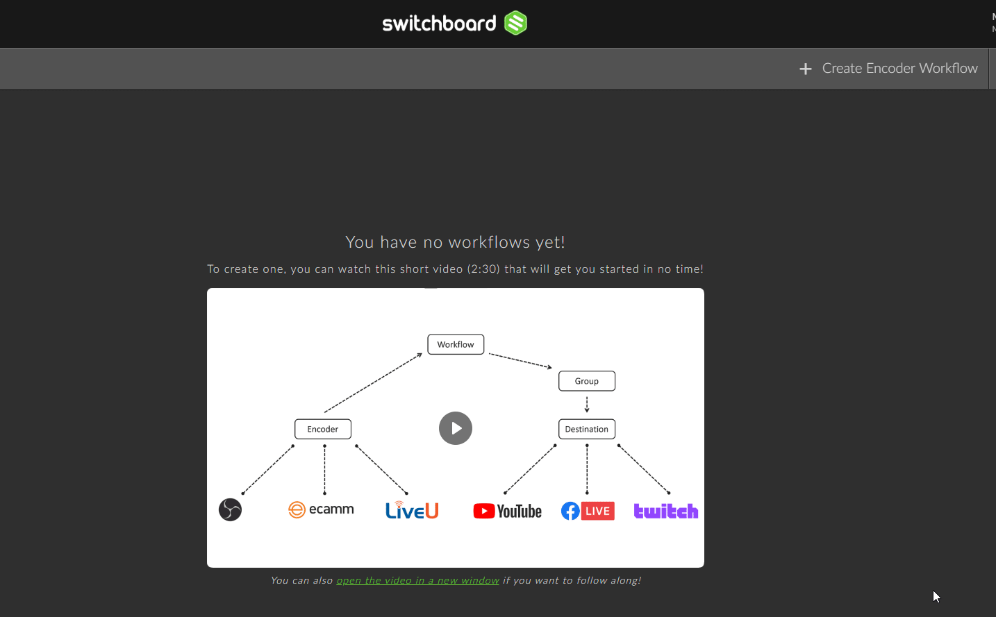 Getting Lightstream set up with Switchboard.live – Lightstream